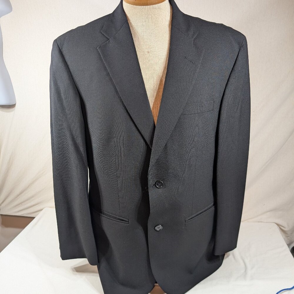 Haggar Black Button Down Blazer